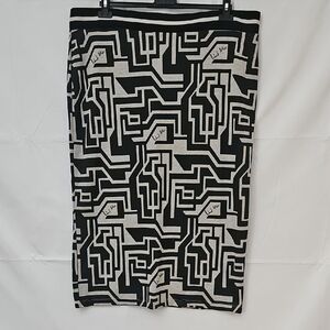 Richard Allan X H&M Knee Length Spandex Skirt XL